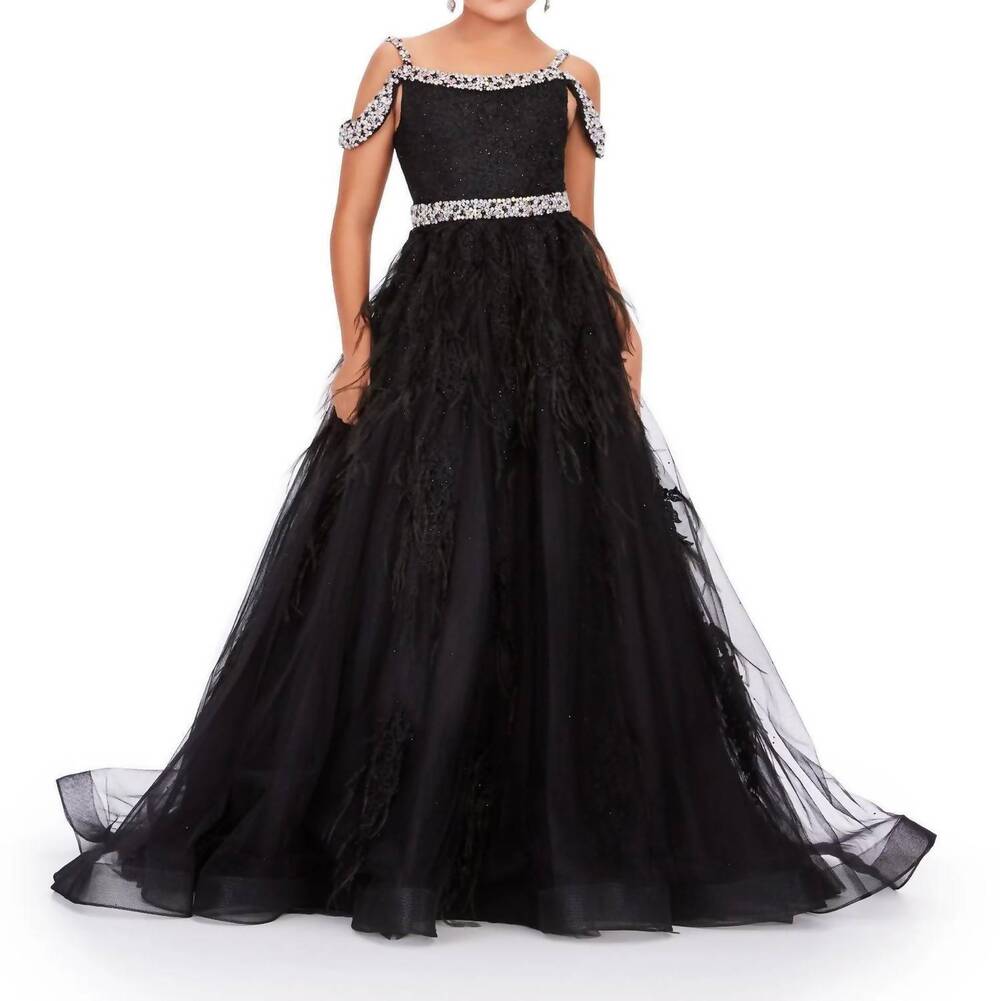 NEW ASHLEYLAUREN beaded dress in black